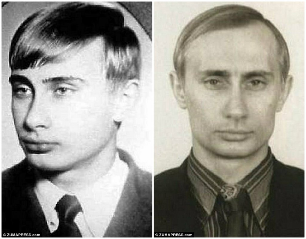 Путин Владимир Владимирович в молодости