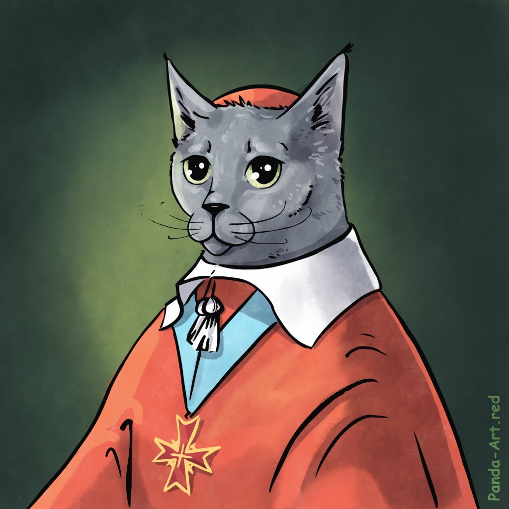 Серый Кардинал кот